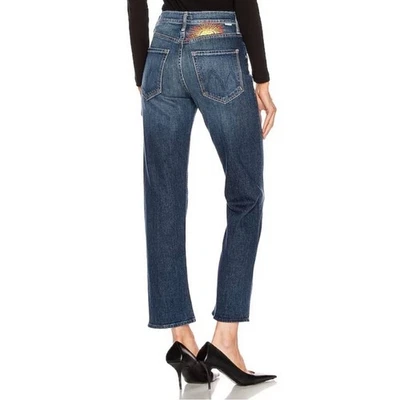 Pantalones de mezclilla para mujer Mother The Tomcat al tobillo - Tuercas asadas - 25 Foto 1 de 4