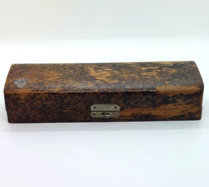 Hohner Mundharmonika Holz Schildpatt Etui Samt gefüttert Germany Case Only Vintage - Bild 1 von 11