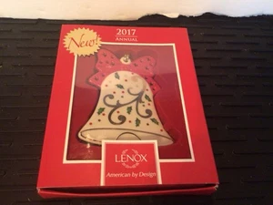 Lenox 2017 Annual Joyous Tidings Bell Ornament NEU - Bild 1 von 3