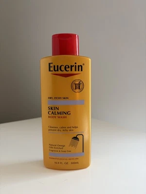 Eucerin Jabón Corporal Calmante para Piel Seca y con Picazón Sin Fragancia, 16.9oz ¡Nuevo! Foto 1 de 3