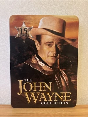 The John Wayne Collection DVD 15 Movie Metal Tin Box Steelbook Case 2006 - Image 1 of 4