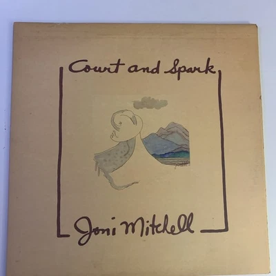 Court and Spark - Joni Mitchell - vintage vinyl record lp  - Image 1 of 4