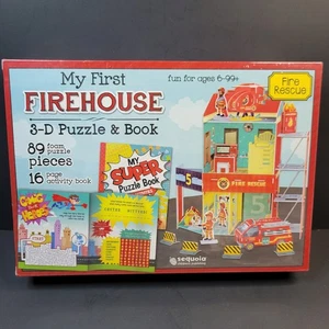 Mein erstes Feuerwehrhaus 3D Puzzle & Buch Mammutbaum ab 6 Jahren neu versiegelt - Bild 1 von 11