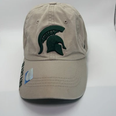 Michigan State Spartans Russell Athletic Khaki Adjustable Baseball Cap – Unisex - Image 1 of 4