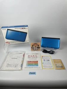 Nintendo 3DS XL LL Blue Region Free Console With USB charger & 4GBSDcard - Picture 1 of 12