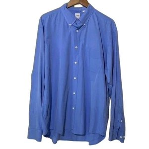 J.Crew Oxford Button Down Herren Gr. XL Langarm Blau Hemd - Bild 1 von 5