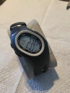 Nike Triax Sportuhr Herren Armbanduhr Schwarz Silber Gummi Digital Verstellbar - Bild 1 von 6