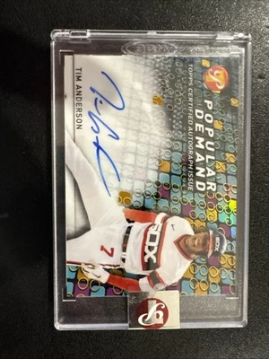 Topps Pristine 2022 - Popular Demand Auto Tim Anderson #PDA-TA (AU) WHITESOX🔥 Foto 1 de 2