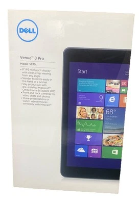 Dell Venue 8 Pro 32GB, Wi-Fi - Black, Factory Sealed - Image 1 of 4