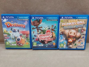 Bundle (3) PS Vita Little Big Planet, Little Deviants, Monkey Ball Banana Splitz - Bild 1 von 13