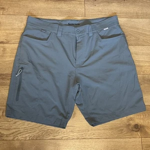 Simms Angeln Skiff Shorts Herren Gr. 38, schnelltrocknend, Stretch, 9" Schrittlänge, grau - Bild 1 von 6