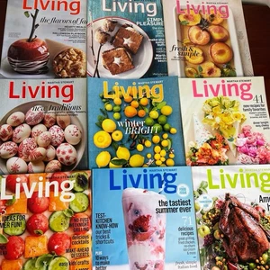 Martha Stewart Living Magazines Lot of 10 2008-2009 …With RECIPE CARDS ** - Picture 1 of 13