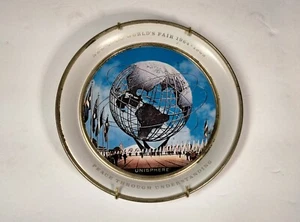 New York Worlds Fair Serving Metal Plate Tray 1964 1965 Unisphere - Picture 1 of 3