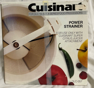 Cuisinart Power Strainer Attachment DLC-057 For DLC 10 8 7 X Series Ex Cond