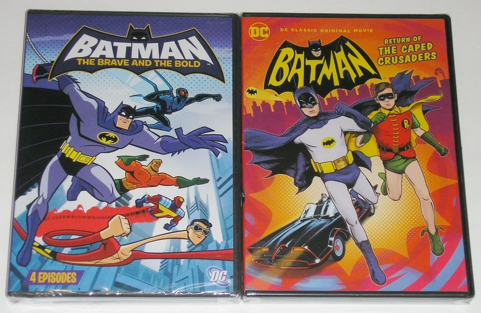 DC DVD Lot - Batman: Return of the Caped Crusaders & The Brave and the Bold NEW - Image 1 of 1