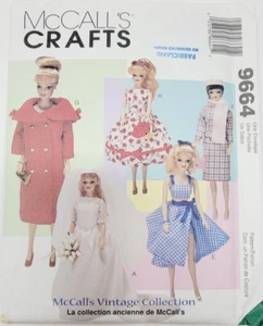 McCalls Crafts 9664 11 1/2 " doll clothes Sewing Pattern - Picture 1 of 3