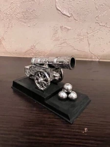 Soviet USSR souvenir Tsar Cannon ,height 4.5 cm, length 9 cm - Picture 1 of 7