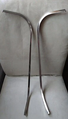 Lincoln Continental 1967-1969 paso delantero asiento lateral cromo moldura juego 2 NV Foto 1 de 4