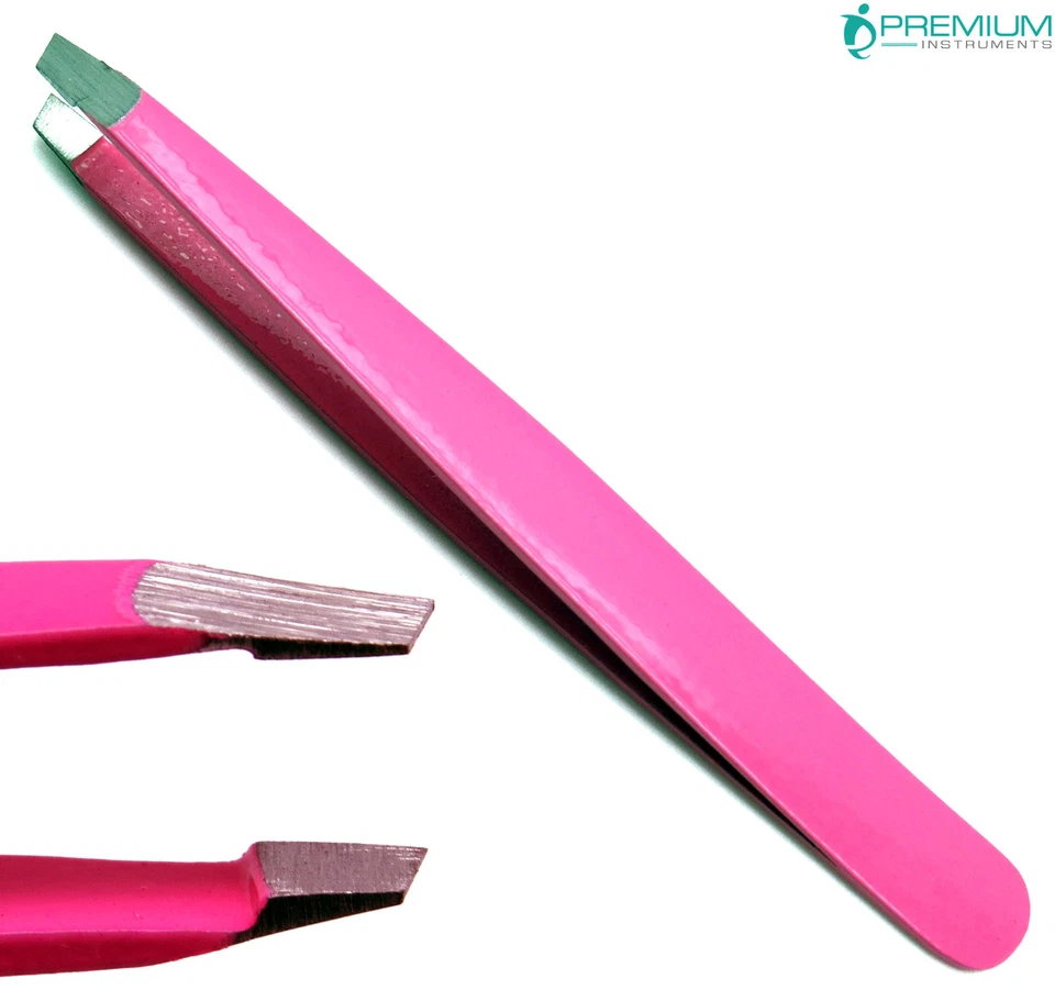 New Beauty Tweezer Unique Colours & Designs Slanted Tip Makeup Hair Removel Tool - Image 1 of 1