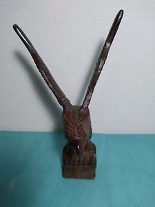 Eagle Statue Flying Bird Sculpture Home Office Decor Carving Art - Picture 1 of 5