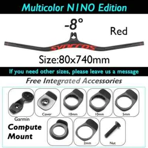 Carbon Fiber MTB Bicycle Integrated Handlebar FRASER IC SL Angle -8/17/25 Degree - Picture 1 of 45