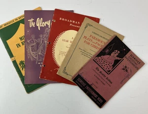 Vintage Lot of 5 Christmas plays, pageants,  Church holiday programs 1950’s-1970 - Imagen 1 de 12