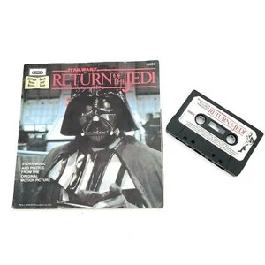 Vintage Star Wars Read Along 24 Page Book + Cassette Tape Return Of The Jedi - Picture 1 of 11