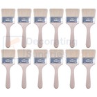 12 x Disposable Economy Throw Away Paint Brushes | Laminating Brush