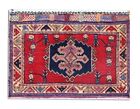 Vintage Red Oriental Rug Chuval Face Traditional Wool Area Rug For Sale 62X87cm