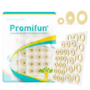 Corn Cushions for Toes Callus Pads Protect Sore Spots Foam Adhesive 90 Count - Picture 1 of 8