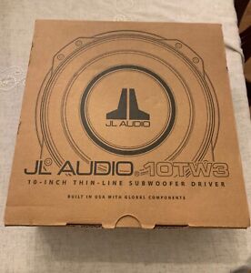 jl audio 10tw3 dual 8 ohm coils new box opened for pictures