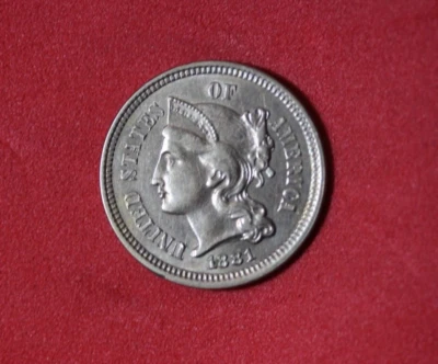 1881- III Three cent nickel -#P27601 - Image 1 of 2