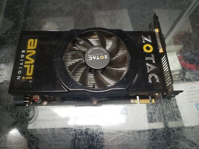 1 Zotac GTS450 amp 1GB 128BIT DDR5 PCI-Express Video Card - Tested free ship - Image 1 of 4