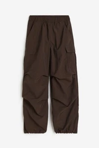 H&M Pants Drawstring Baggy Low Waist Loose Jogger Harajuku Parachute Girls 12 - Picture 1 of 18