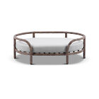 New Retreat Half Round Wicker Dog Cat Pet Day Bed - Outdoor Daybeds