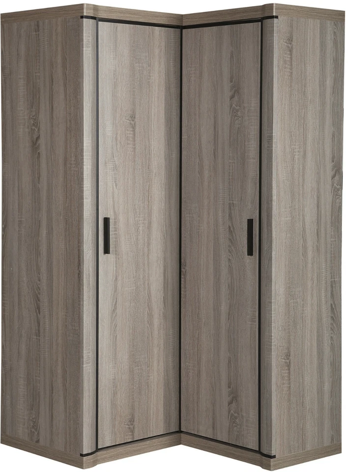 Eckkleiderschrank Kleiderschrank zweitüriger DALLAS D21 100/114cm - Bild 1 von 1