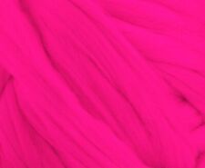 1oz Barbie Pink Merino Dyed 23mic Top Roving Wool Felting Spinning Fiber