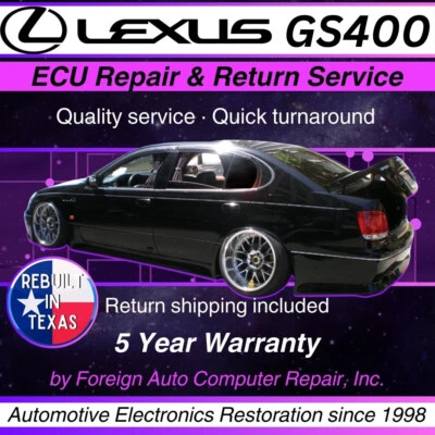 Reparación y devolución de tu Lexus GS400 ECU - Servicio rápido de calidad, 5 años de garantía Foto 1 de 2