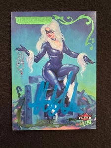 2024 Fleer Ultra Matriarchs Of Marvel Black Cat Meghan Hetrick Auto 30/80 - Picture 1 of 2