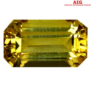 Topacio imperial amarillo naranja corte octágono (11 x 6 mm) naranja amarillo naranja de 3,65 quilates - Imagen 1 de 4