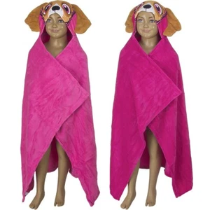 Paw Patrol Fleece manta niños Skye con capucha manta súper suave HQ4381 - Imagen 1 de 1