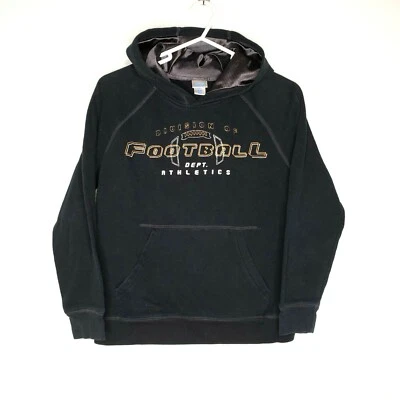 Prospirit Boys Black  Football Sweatshirt Hoodie Fleece Lined Size M 8 - Image 1 of 4