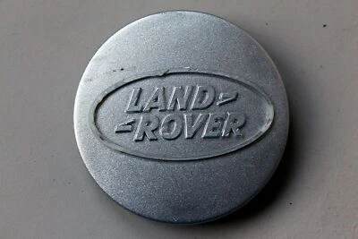 Raro Original LAND ROVER aleación de plata centro de rueda tapa de plástico... - Imagen 1 de 4