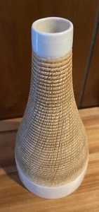 Jarrón de cerámica artística Baum Bros ¿Formalidades?Colección de cuerdas 10" regalo vintage - Imagen 1 de 7