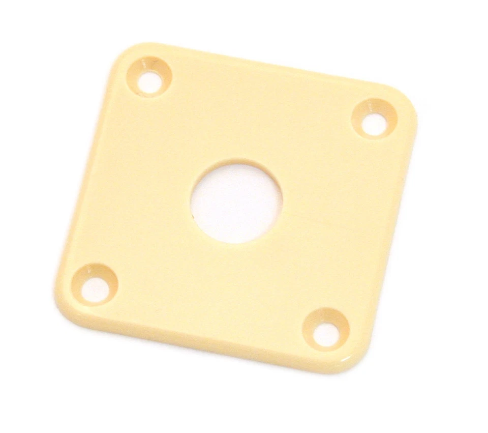 Placa quadrada de plástico creme para guitarra Gibson Les Paul® etc AP-0633-028 - Imagem 1 de 1
