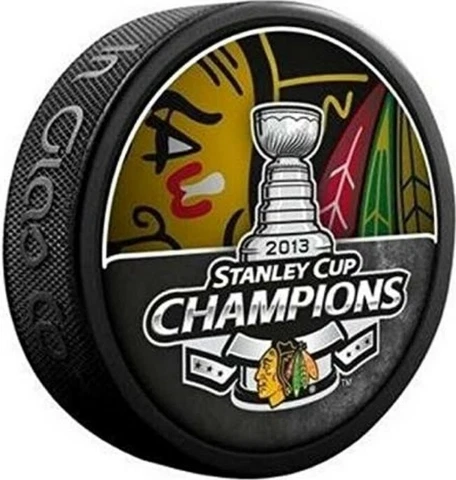 Chicago Blackhawks 2013 NHL Stanley Cup Champions Souvenir Hockey Puck Cover