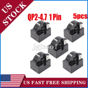 5x QP2-4.7 per Mini Frigoriferi 4,7 Ohm 1 Pin PTC Avviamento Relè Frigoriferi - Foto 1 di 11