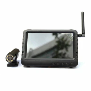 Telecamera di sicurezza wireless per esterni portatile 2,4 GHz con monitor da 5 pollici - Foto 1 di 5