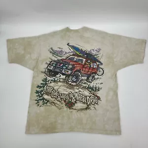 Awesome vintage 1996 AOP GRATEFUL DEAD 4x4 Off Road Truckin' on Liquid Blue XL - Picture 1 of 13