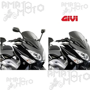CUPOLINO BASSO SPORTIVO NERO LUCIDO GIVI D442B PER YAMAHA T-MAX 500 2008 2009 - Foto 1 di 1